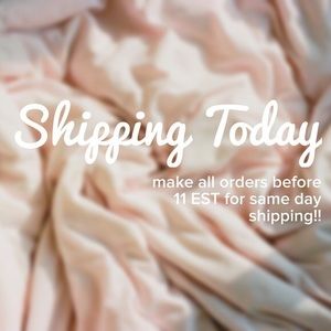 Order by 11am EST for same day shipping!
